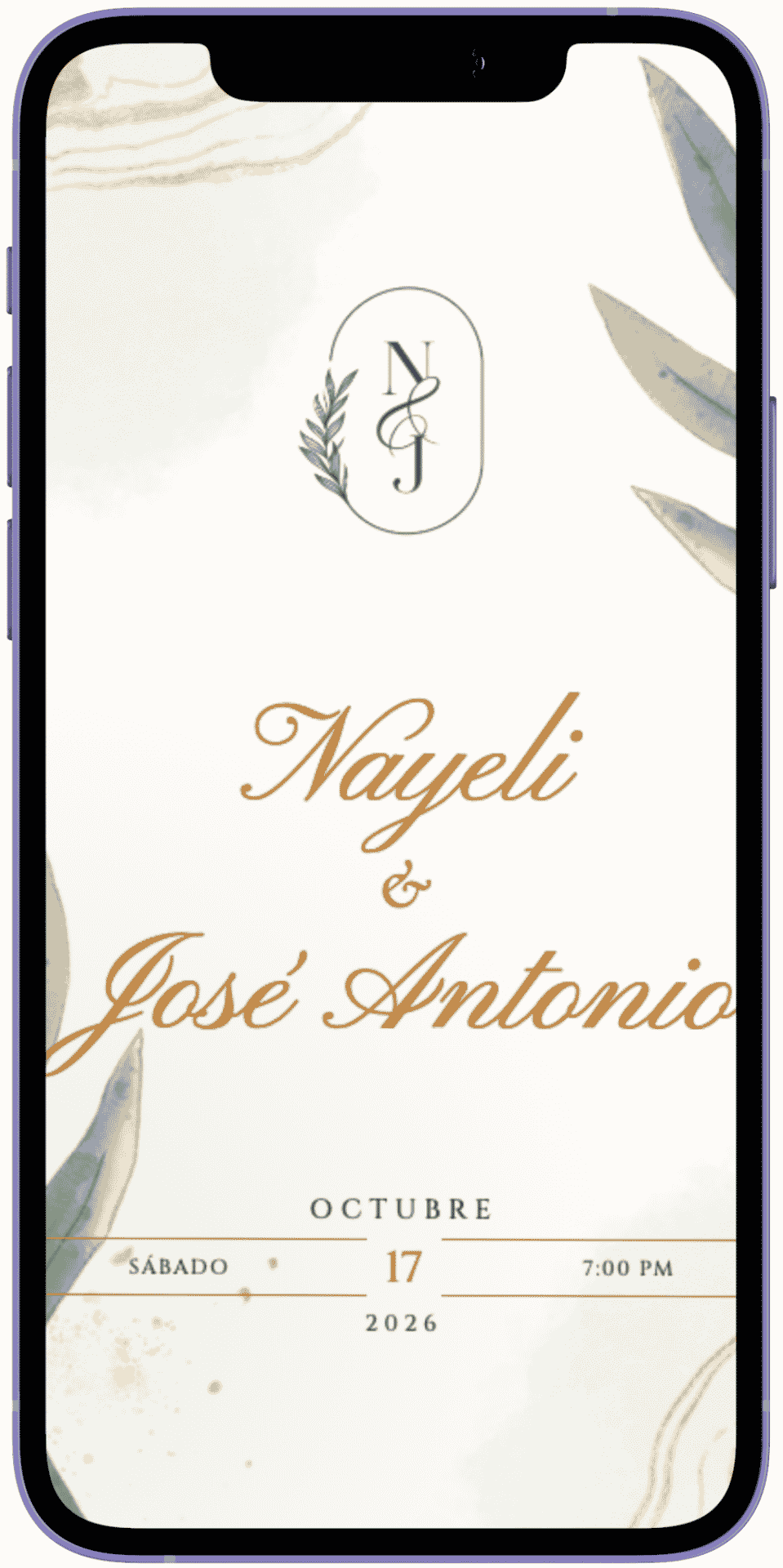 Botanical Gold Wedding